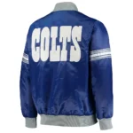 Indianapolis Colts Historic Logo Royal Blue Satin Jacket