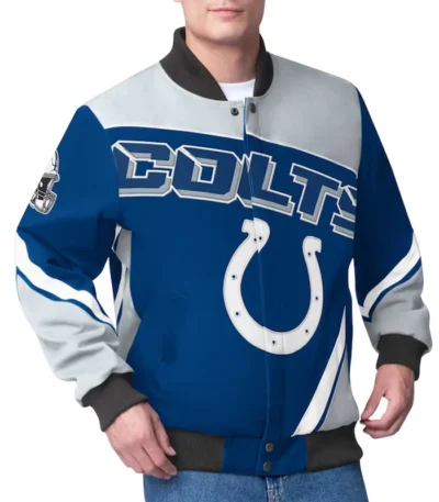 Indianapolis Colts Maximum Racing Royal Jacket