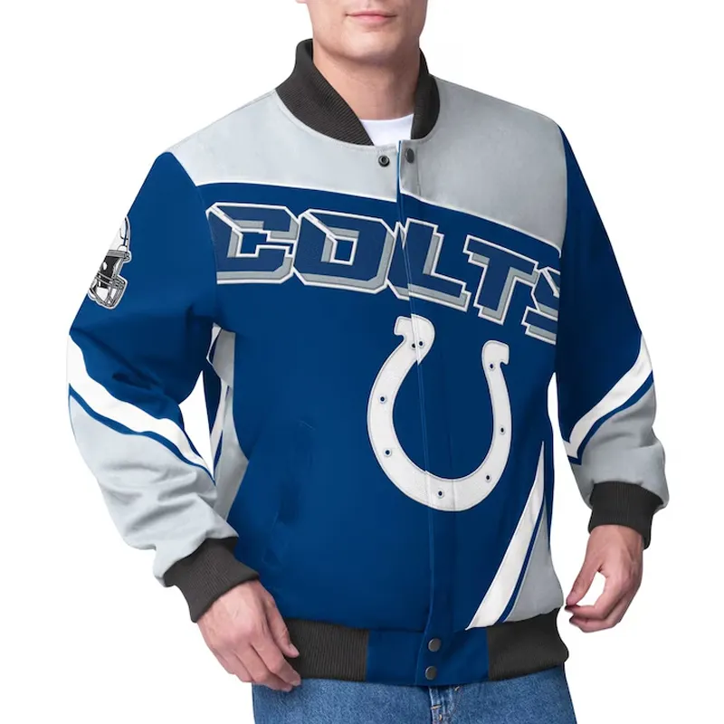 Indianapolis Colts Maximum Racing Royal Jacket Indianapolis Colts Maximum Racing Royal Jacket