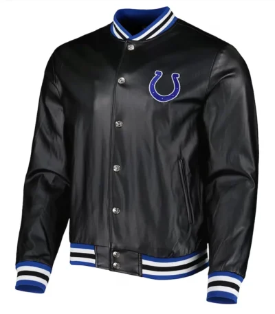 Indianapolis Colts Metallic Black Jacket