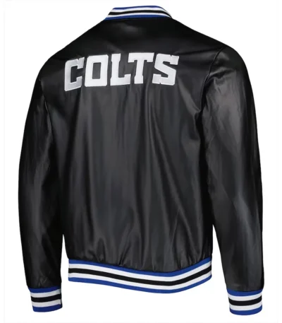 Indianapolis Colts Metallic Black Jacket