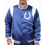 Indianapolis Colts Prime Time Royal and White Jacket