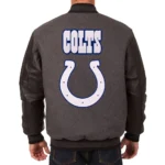 Indianapolis Colts Varsity Charcoal and Black Jacket