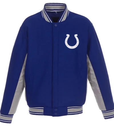 Indianapolis Colts Wool Gray and Royal Jacket