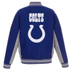 Indianapolis Colts Wool Gray and Royal Jacket