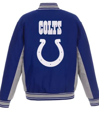 Indianapolis Colts Wool Gray and Royal Jacket