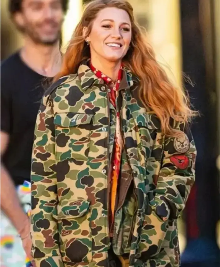 It Ends With Us Blake Lively Camo Jacket It Ends With Us Blake Lively Camo Jacket