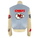 JH Kansas City Chiefs Varsity Baby Blue Jacket