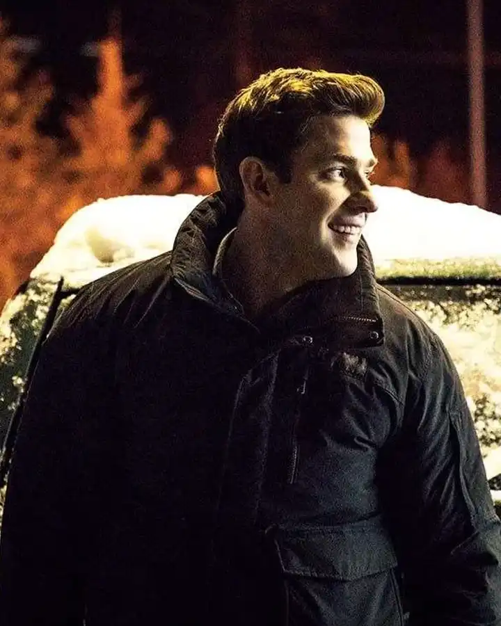 Jack Ryan Season 3 Tom Clancy’s Black Cotton Jacket Jack Ryan Season 3 Tom Clancy’s Black Cotton Jacket