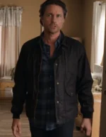 Jack Sheridan Virgin River Season 02 Black Cotton Jacket