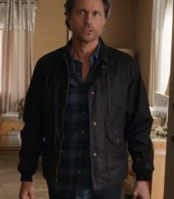 Jack Sheridan Virgin River Season 02 Black Cotton Jacket
