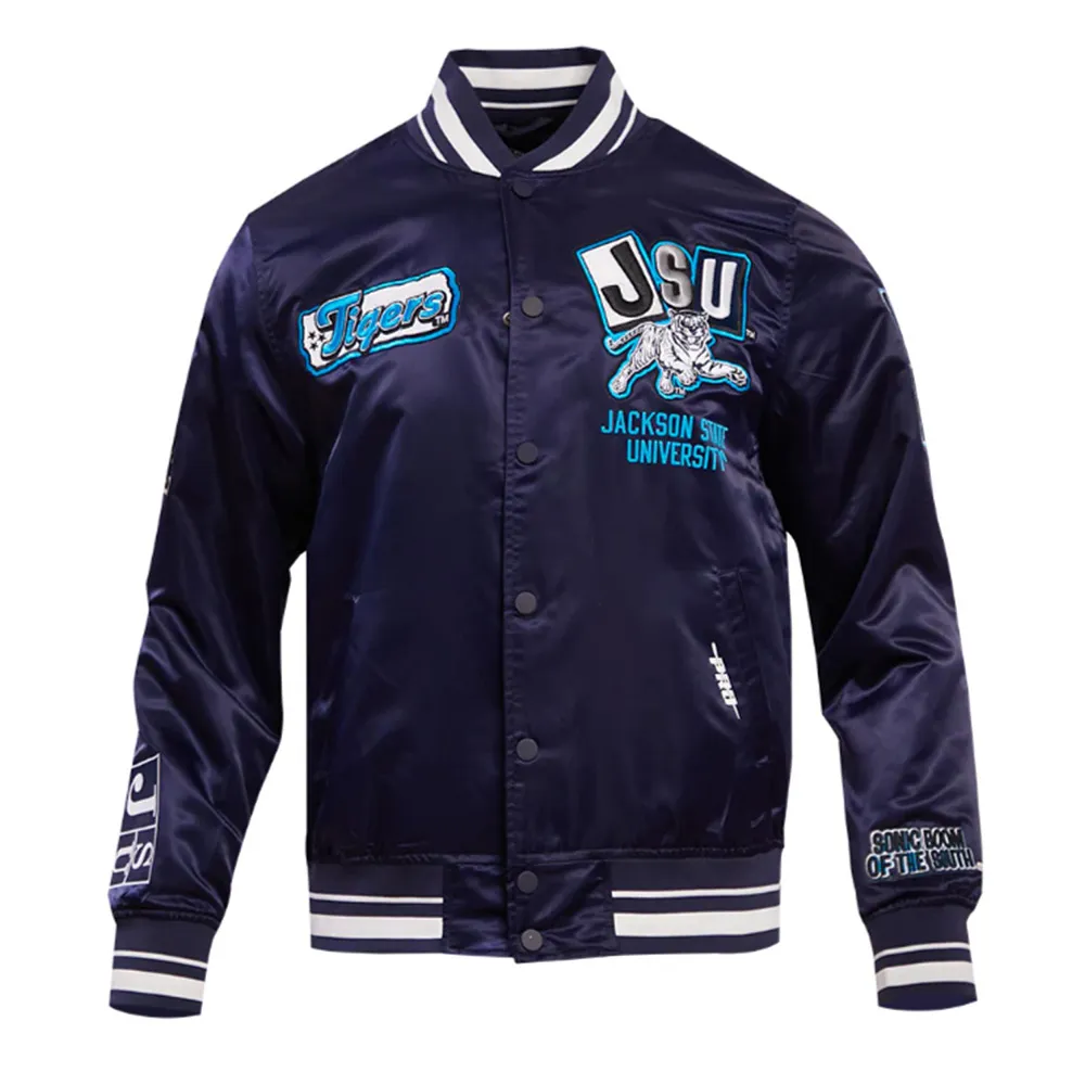 Jackson State University Homecoming Rib Satin Jacket Jackson State University Homecoming Rib Satin Jacket