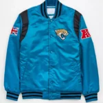 Jacksonville Jaguars Blue Satin Jacket