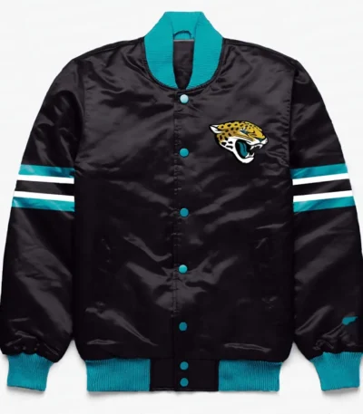 Jacksonville Jaguars Button Down Black Jacket