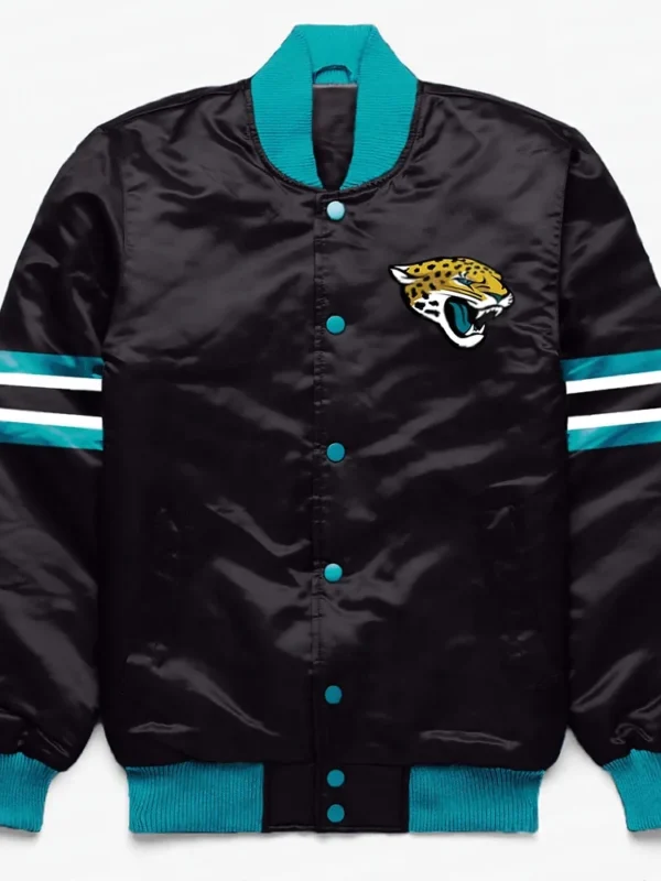 Jacksonville Jaguars Button Down Black Jacket