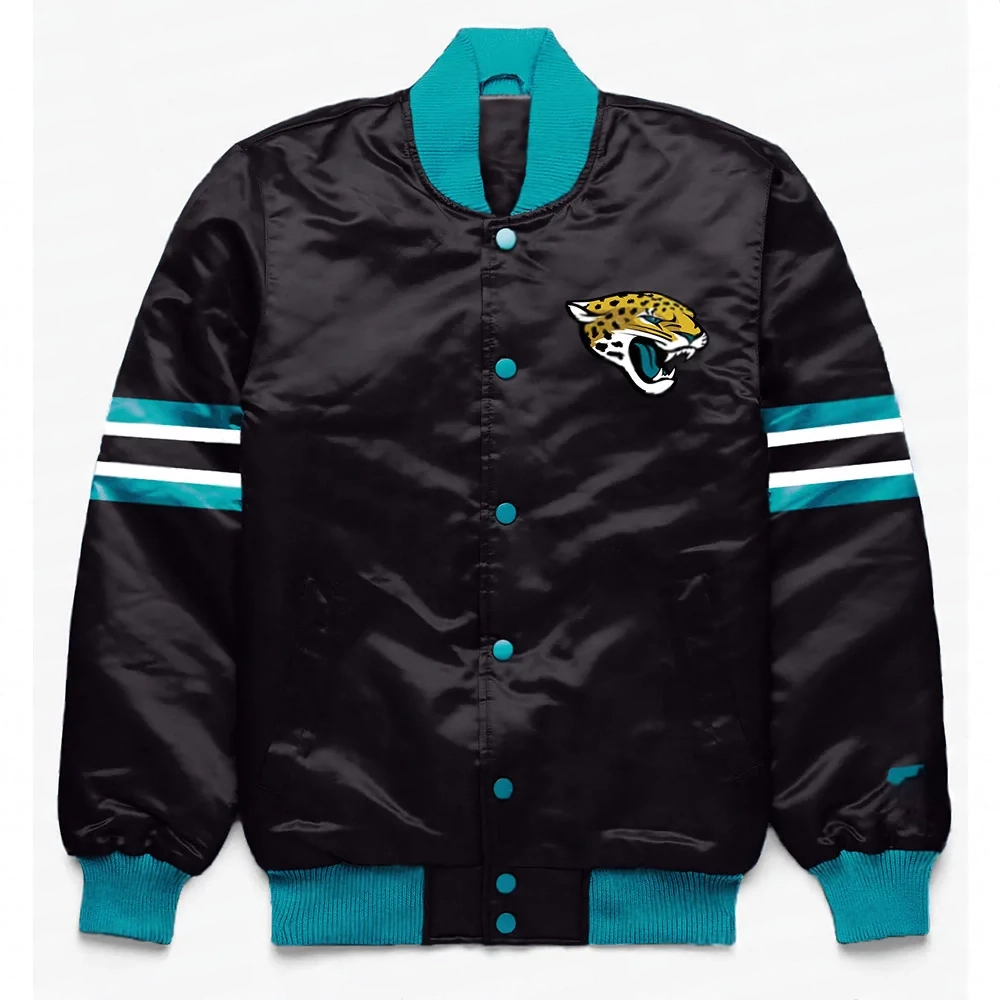 Jacksonville Jaguars Button Down Black Jacket Jacksonville Jaguars Button Down Black Jacket