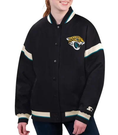 Jacksonville Jaguars Tournament Black Varsity Jacket