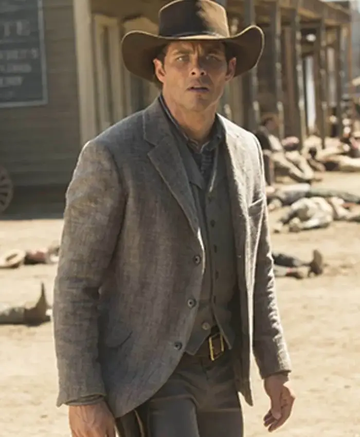 James Marsden Westworld Teddy Flood Blazer Coat James Marsden Westworld Teddy Flood Blazer Coat