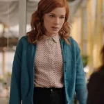 Jane Levy Zoey’s Extraordinary Playlist Blue Wool Jacket