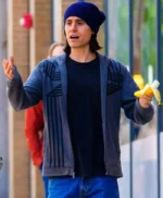 Jared Leto WeCrashed 2022 Black Fleece Jacket
