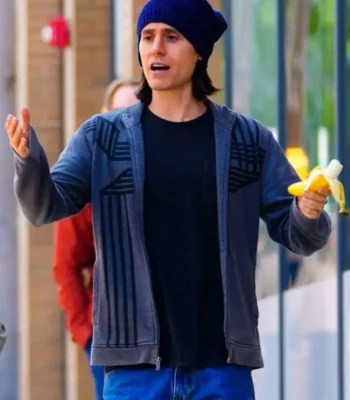 Jared Leto WeCrashed 2022 Black Fleece Jacket