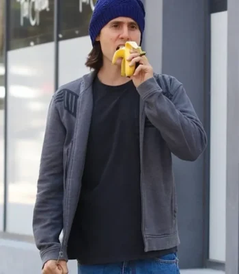 Jared Leto WeCrashed 2022 Black Fleece Jacket
