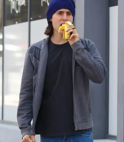 Jared Leto WeCrashed 2022 Black Fleece Jacket