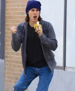 Jared Leto WeCrashed 2022 Black Fleece Jacket