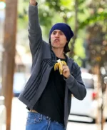 Jared Leto WeCrashed 2022 Black Fleece Jacket