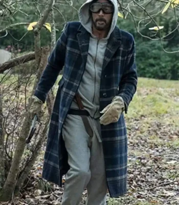Jeffrey Dean Morgan The Walking Dead S10 Plaid Coat