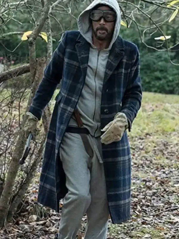 Jeffrey Dean Morgan The Walking Dead S10 Plaid Coat