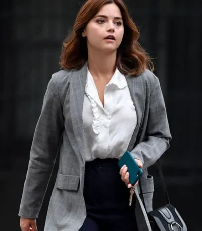 Jenna Coleman Wilderness Grey Coat