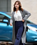 Jenna Coleman Wilderness Grey Coat