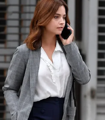 Jenna Coleman Wilderness Grey Coat
