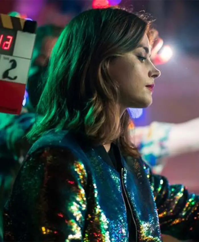 Jenna Coleman Wilderness sequin Jacket Jenna Coleman Wilderness sequin Jacket