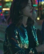 Jenna Coleman Wilderness sequin Jacket