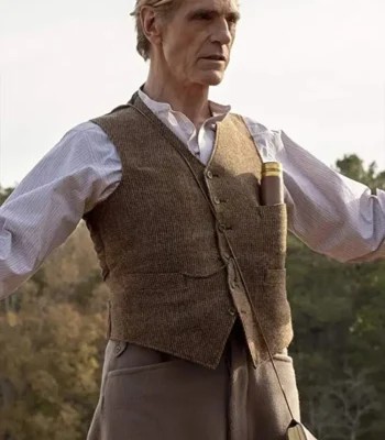Jeremy Irons Watchmen Brown Vest