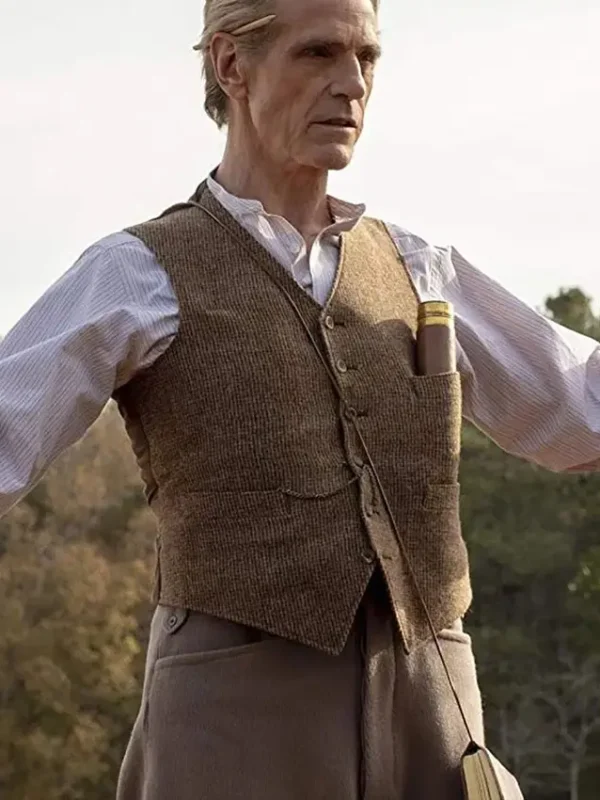 Jeremy Irons Watchmen Brown Vest