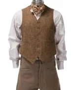 Jeremy Irons Watchmen Brown Vest