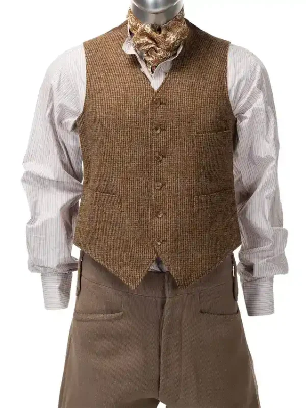 Jeremy Irons Watchmen Brown Vest