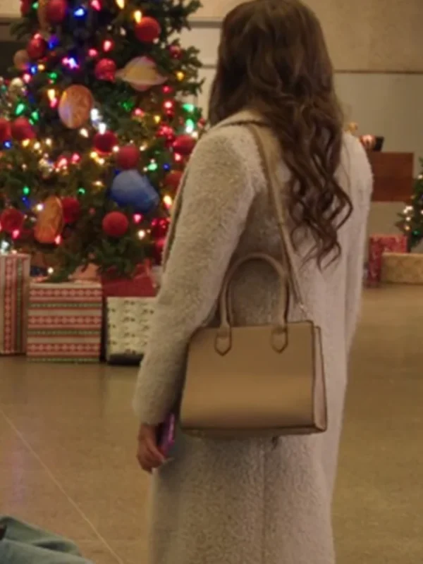 Jessica Parker Kennedy Under The Christmas Sky Sherpa Coat