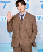 Ji Chang-wook Welcome to Samdalri 2023 Brown Blazer