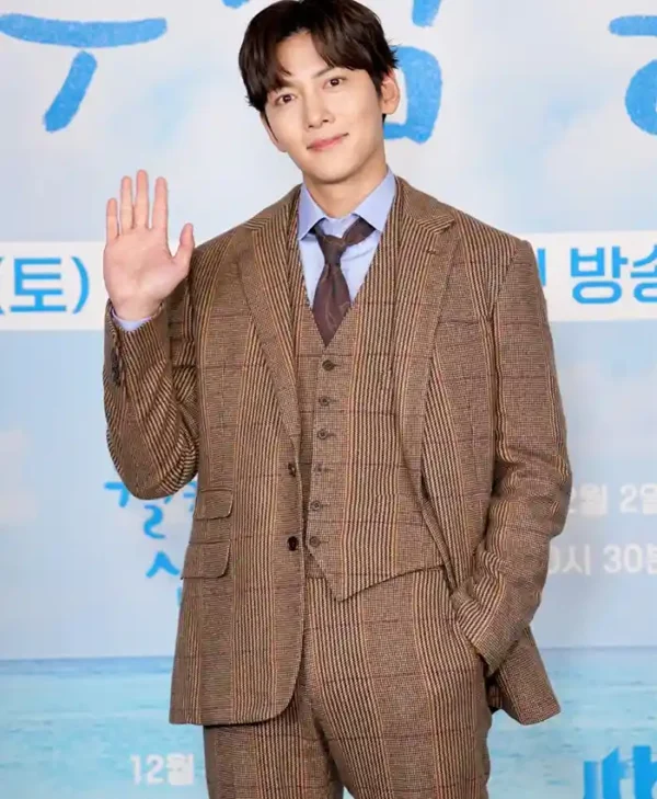 Ji Chang-wook Welcome to Samdalri 2023 Brown Blazer