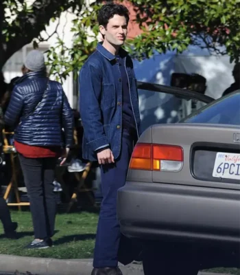 Joe Goldberg You S02 Blue Jacket