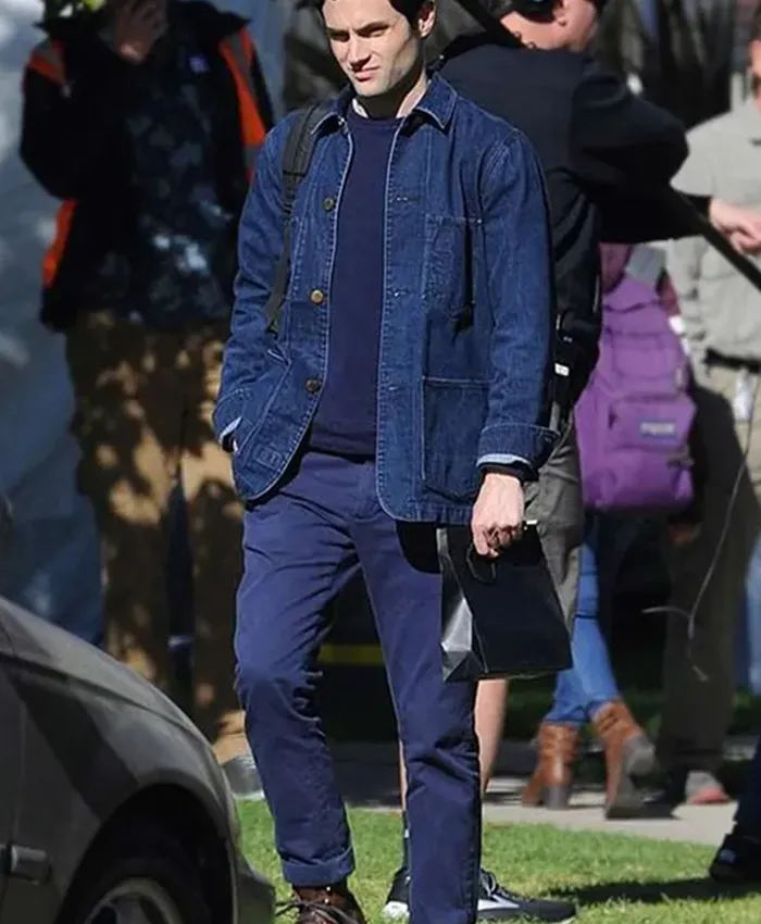 Joe Goldberg You S02 Blue Jacket Joe Goldberg You S02 Blue Jacket
