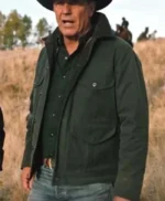 John Dutton Yellowstone Green Cotton Jacket