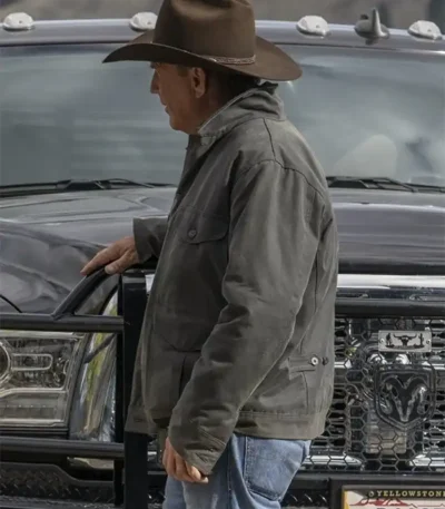 John Dutton Yellowstone Season 2 Cotton Field Jacket