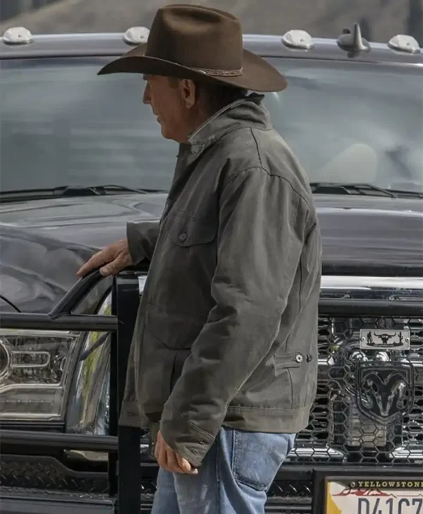 John Dutton Yellowstone Season 2 Cotton Field Jacket