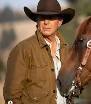 John Dutton Yellowstone S02 Kevin Costner Brown Jacket
