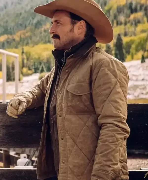 John Dutton Yellowstone S05 Quilted Jacket